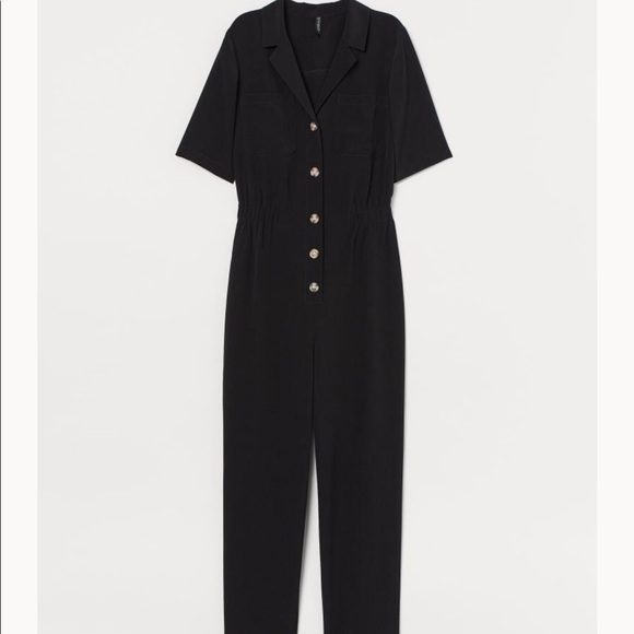 SOLD! BRAND NEW! H&M Crepe Jumpsuit - Picture 1 of 2